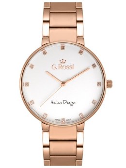 G. Rossi ZEGAREK G. ROSSI - 11155B2-3D3 (zg784e) r.gold + BOX