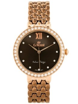 G. Rossi ZEGAREK G. ROSSI - 11775B (zg769f) rose gold/brown + BOX