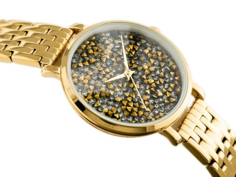 Jordan Kerr ZEGAREK DAMSKI JORDAN KERR - SS357 (zj926f) gold/graphite