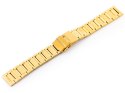 Pacific Bransoleta Pacific Model 10 solid - złota 22mm