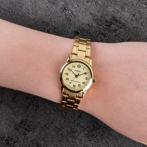 Casio ZEGAREK DAMSKI CASIO LTP-V001G-9B (zd589c) + BOX