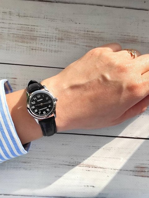 Casio ZEGAREK DAMSKI CASIO LTP-V001L-1B (zd588a) + BOX