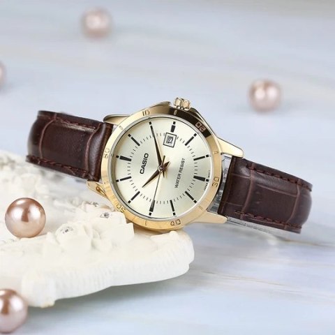 Casio ZEGAREK DAMSKI CASIO LTP-V004GL-9A (zd569d) + BOX