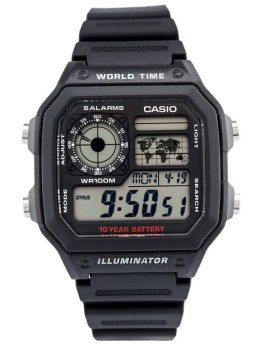Casio ZEGAREK MĘSKI CASIO AE-1200WH-1AVCF (zd146a) + BOX