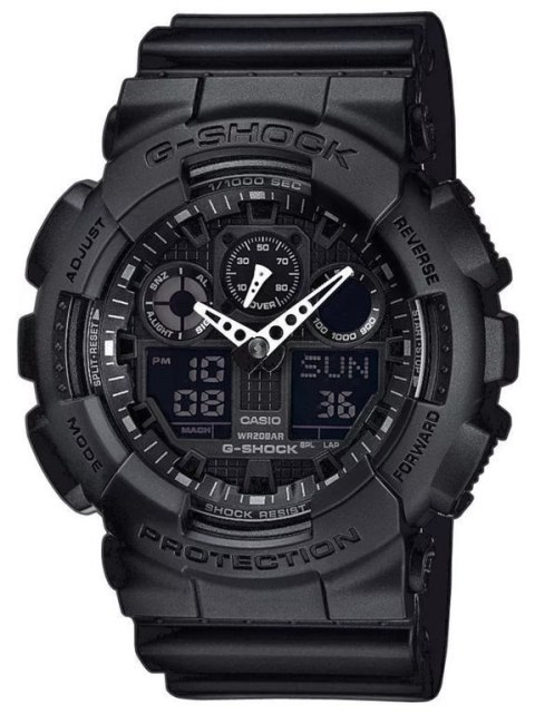 Casio ZEGAREK MĘSKI CASIO G-SHOCK GA-100-1A1ER (zd135a) + BOX
