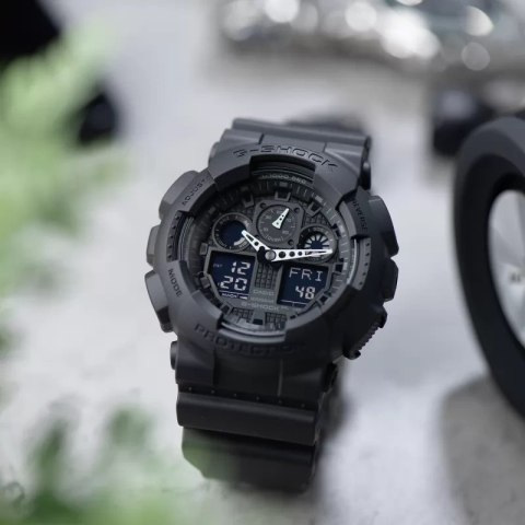 Casio ZEGAREK MĘSKI CASIO G-SHOCK GA-100-1A1ER (zd135a) + BOX