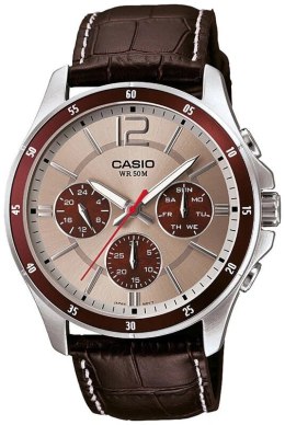 Casio ZEGAREK MĘSKI CASIO MTP-1374L-7A1V (zd064c) + BOX