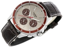 Casio ZEGAREK MĘSKI CASIO MTP-1374L-7A1V (zd064c) + BOX