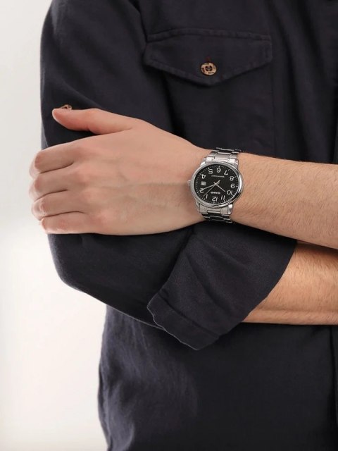 Casio ZEGAREK MĘSKI CASIO MTP-V002D-1BUDF (zd103e) + BOX