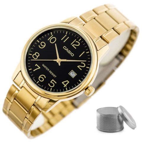 Casio ZEGAREK MĘSKI CASIO MTP-V002G-1B (zd103a) + BOX