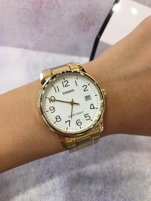 Casio ZEGAREK MĘSKI CASIO MTP-V002G-7B2UDF (zd103b) + BOX