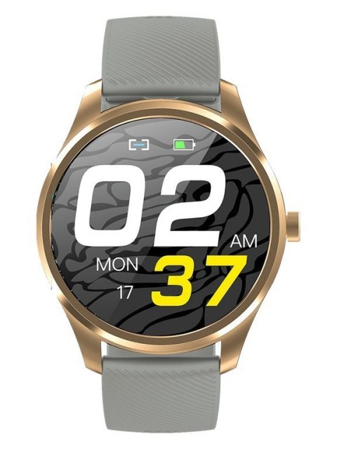 G. Rossi SMARTWATCH MĘSKI G. Rossi SW012-5 gold/gray + dodatkowa BRANSOLETA (sg007e)