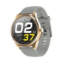 G. Rossi SMARTWATCH MĘSKI G. Rossi SW012-5 gold/gray + dodatkowa BRANSOLETA (sg007e)