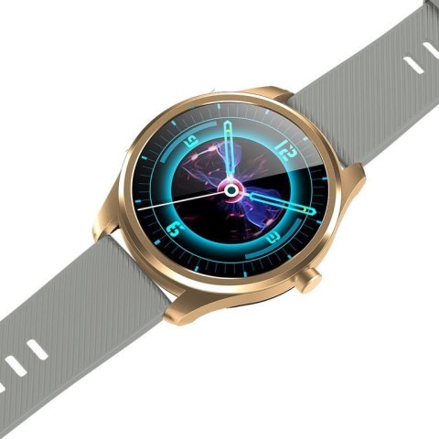 G. Rossi SMARTWATCH MĘSKI G. Rossi SW012-5 gold/gray + dodatkowa BRANSOLETA (sg007e)
