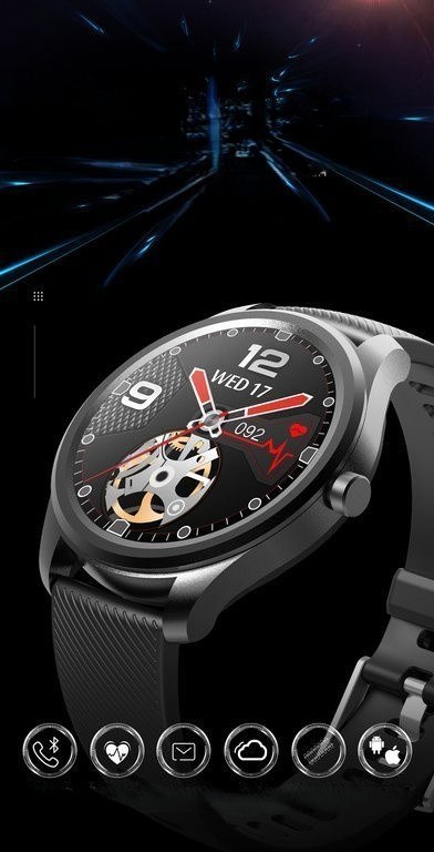 G. Rossi SMARTWATCH MĘSKI G. Rossi SW012-5 gold/gray + dodatkowa BRANSOLETA (sg007e)