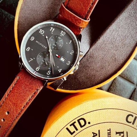 Tommy Hilfiger ZEGAREK MĘSKI TOMMY HILFIGER 1791710 WEST + BOX