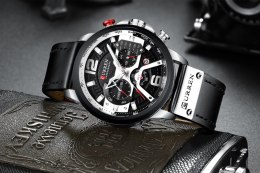 Curren ZEGAREK MĘSKI CURREN 8329 (zc027a) - CHRONOGRAF + BOX