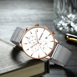 Curren ZEGAREK MĘSKI CURREN 8339 (zc015b) - CHRONOGRAF