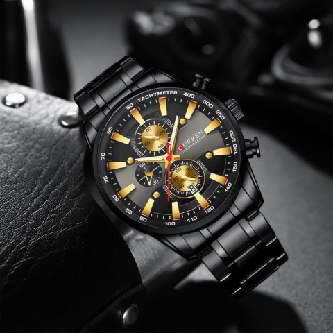 Curren ZEGAREK MĘSKI CURREN 8351 (zc022c) CHRONOGRAF +BOX