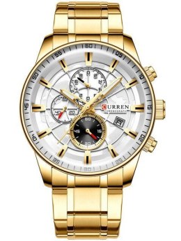 Curren ZEGAREK MĘSKI CURREN 8362 (zc017c) CHRONOGRAF +BOX