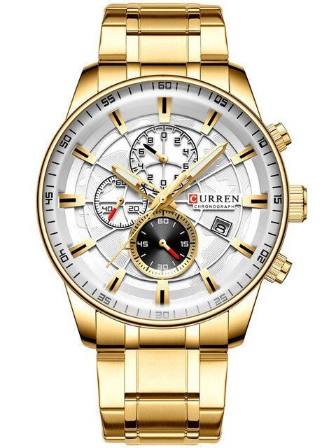 Curren ZEGAREK MĘSKI CURREN 8362 (zc017c) CHRONOGRAF +BOX