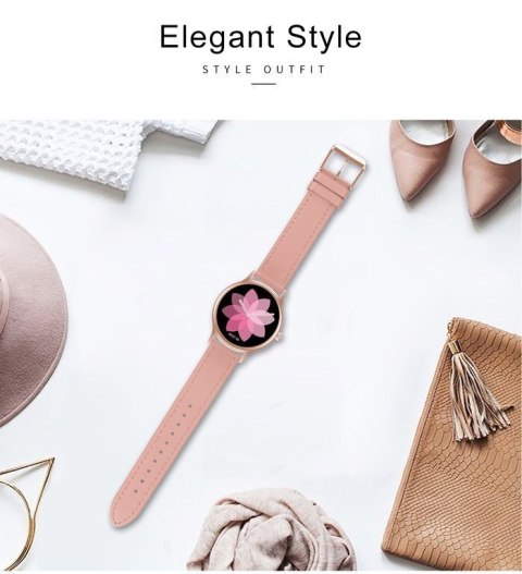 Pacific SMARTWATCH DAMSKI PACIFIC 18-1 - BRANSOLETA + PASEK: Rosegold / Różowy (sy015a)