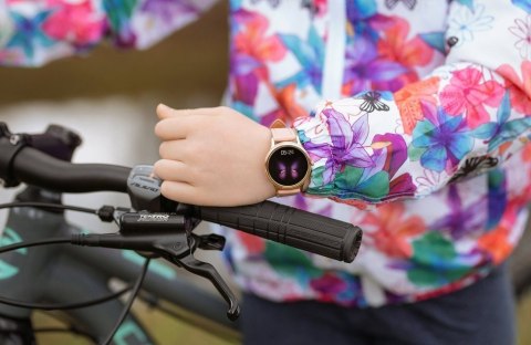 Pacific SMARTWATCH DAMSKI PACIFIC 18-1 - BRANSOLETA + PASEK: Rosegold / Różowy (sy015a)