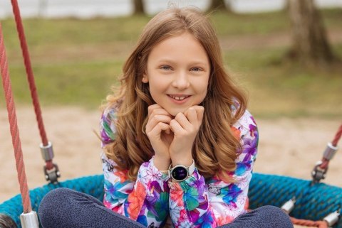 Pacific SMARTWATCH DAMSKI PACIFIC 18-6 - DWA PASKI: Różowy / Biały (sy015f)