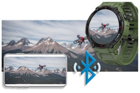 Gravity SMARTWATCH MĘSKI GRAVITY GT7-3 - WYKONYWANIE POŁĄCZEŃ (sg016c)