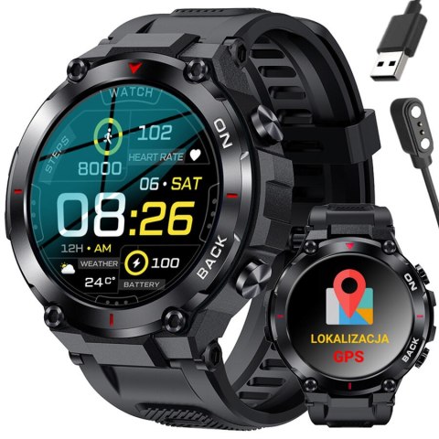 Gravity SMARTWATCH MĘSKI GRAVITY GT8-1 - z GPS (sg017a)
