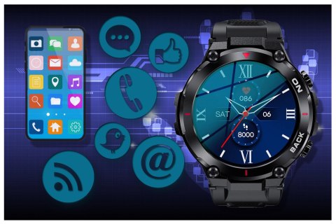 Gravity SMARTWATCH MĘSKI GRAVITY GT8-1 - z GPS (sg017a)