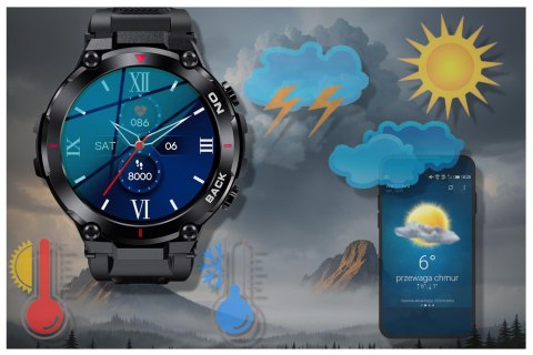 Gravity SMARTWATCH MĘSKI GRAVITY GT8-1 - z GPS (sg017a)