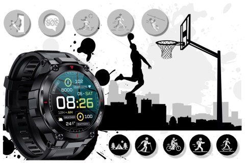 Gravity SMARTWATCH MĘSKI GRAVITY GT8-1 - z GPS (sg017a)