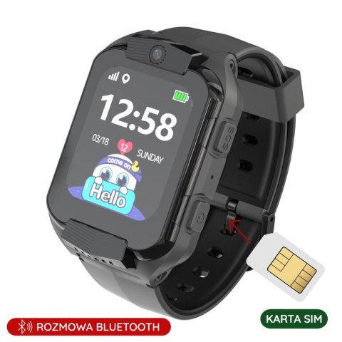 Pacific SMARTWATCH DZIECIĘCY PACIFIC 32-1 KIDS - black (sy028a)
