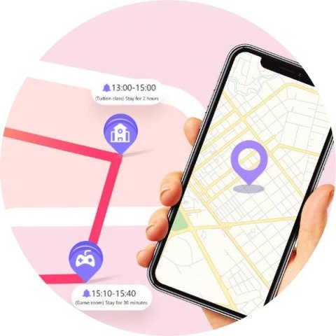 Pacific SMARTWATCH DZIECIĘCY PACIFIC 32-2 KIDS - blue / black (sy028b)