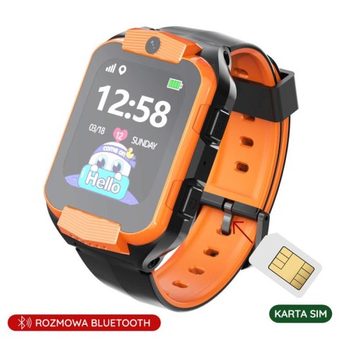 Pacific SMARTWATCH DZIECIĘCY PACIFIC 32-3 KIDS - orange / black (sy028c)