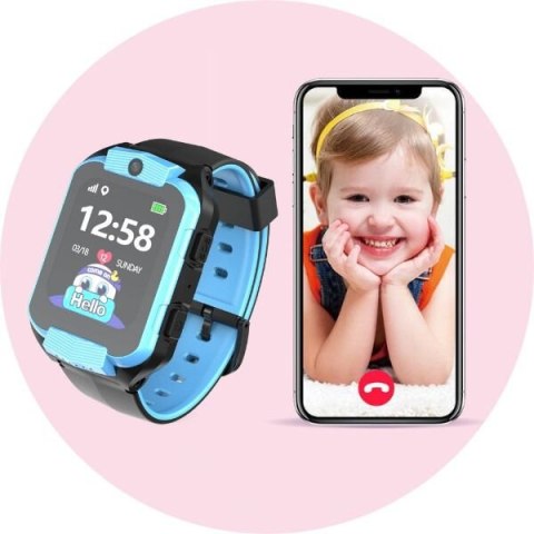 Pacific SMARTWATCH DZIECIĘCY PACIFIC 32-3 KIDS - orange / black (sy028c)