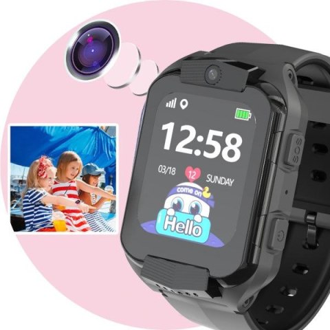Pacific SMARTWATCH DZIECIĘCY PACIFIC 32-3 KIDS - orange / black (sy028c)