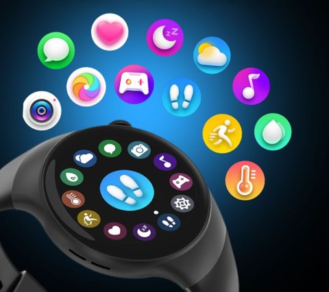 Rubicon SMARTWATCH MĘSKI Rubicon RNCE87 - WYKONYWANIE POŁĄCZEŃ (sr031a)