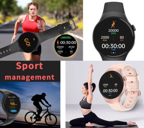 Rubicon SMARTWATCH MĘSKI Rubicon RNCE87 - WYKONYWANIE POŁĄCZEŃ (sr031a)