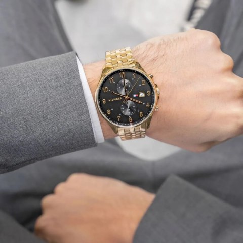 Tommy Hilfiger ZEGAREK MĘSKI TOMMY HILFIGER 1791708 WEST (zf018b) + BOX