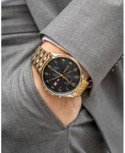 Tommy Hilfiger ZEGAREK MĘSKI TOMMY HILFIGER 1791708 WEST (zf018b) + BOX