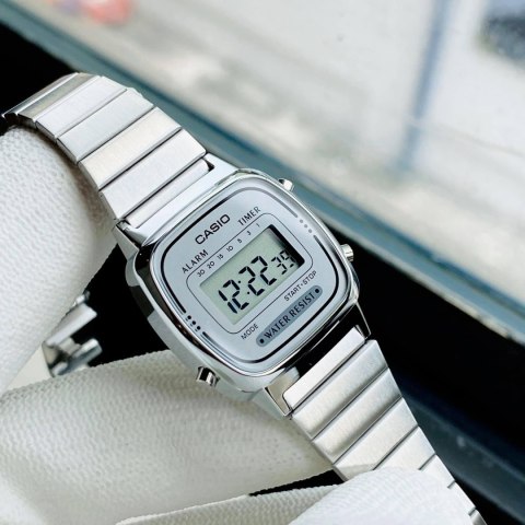 Casio ZEGAREK DAMSKI CASIO VINTAGE LA670WA-7D (zd597a) + BOX