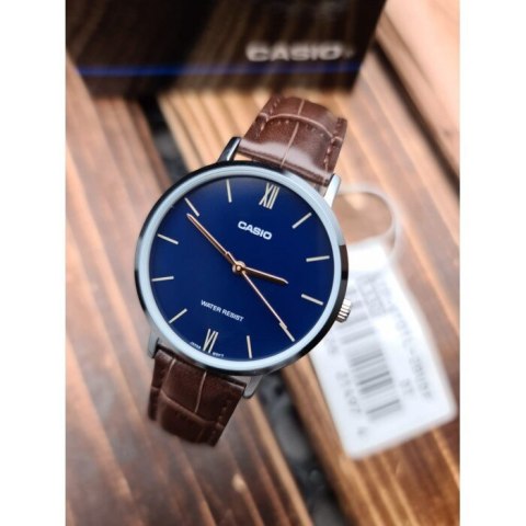 Casio ZEGAREK MĘSKI CASIO MTP-VT01L-2B + BOX