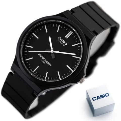 Casio ZEGAREK MĘSKI CASIO MW-240-1E (zd166b) - KLASYKA + BOX