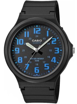 Casio ZEGAREK MĘSKI CASIO MW-240-2B (zd166d) - KLASYKA + BOX