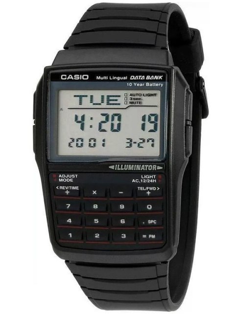 Casio ZEGAREK MĘSKI CASIO VINTAGE DATABANK DBC-32-1A + BOX