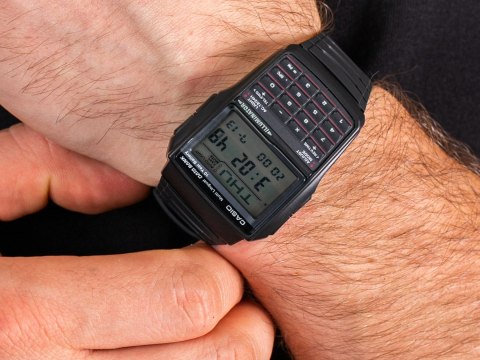Casio ZEGAREK MĘSKI CASIO VINTAGE DATABANK DBC-32-1A + BOX