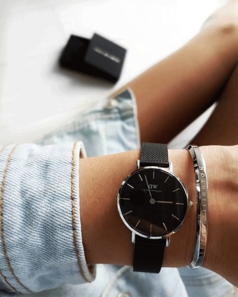 Daniel Wellington ZEGAREK DAMSKI DANIEL WELLINGTON DW00100246 - PETITE ASHFIELD 28MM (zw501e)