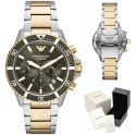 Emporio Armani ZEGAREK MĘSKI EMPORIO ARMANI AR11361 DIVER (zi035c)